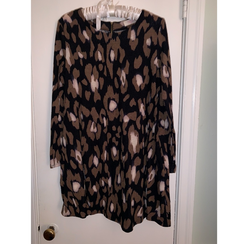 Cheetah Print Dress with Pockets